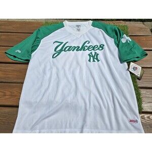 Stitches White Yankees Jersey Shirt